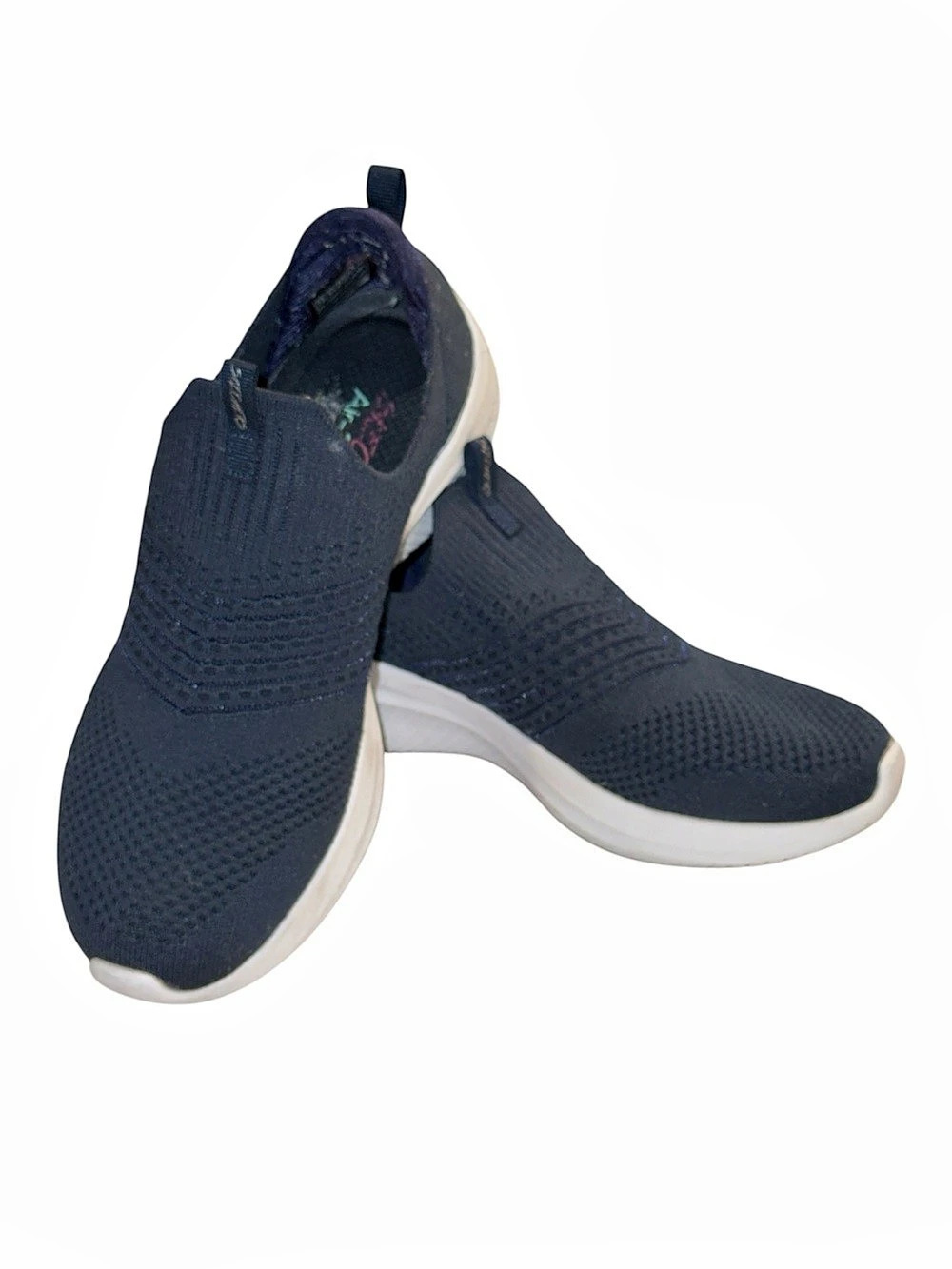 Skechers Arch Fit Slip-On Sneakers in Blue & White US 5.5